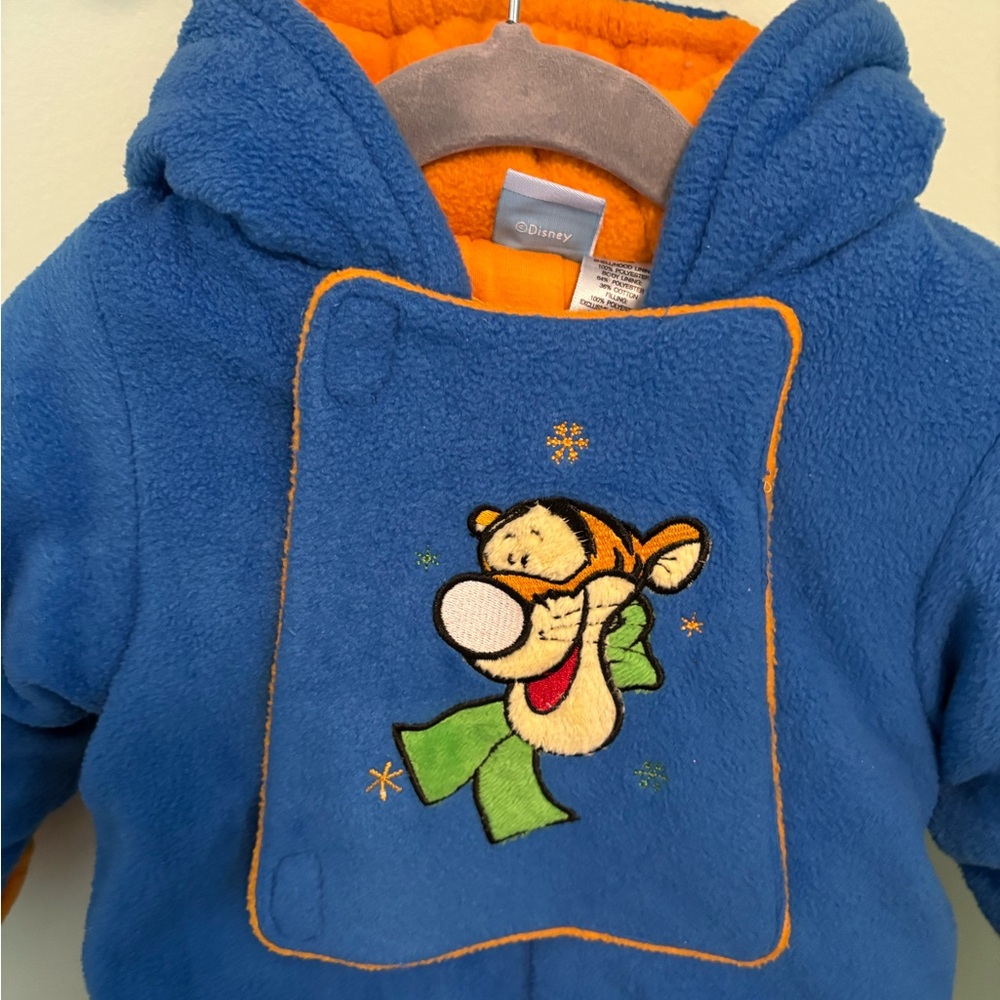 Disney Tigger One Piece Snowsuit - Picture 2 of 8